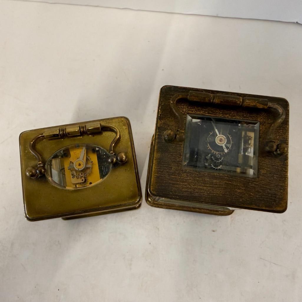 2 Carriage Clocks - 2