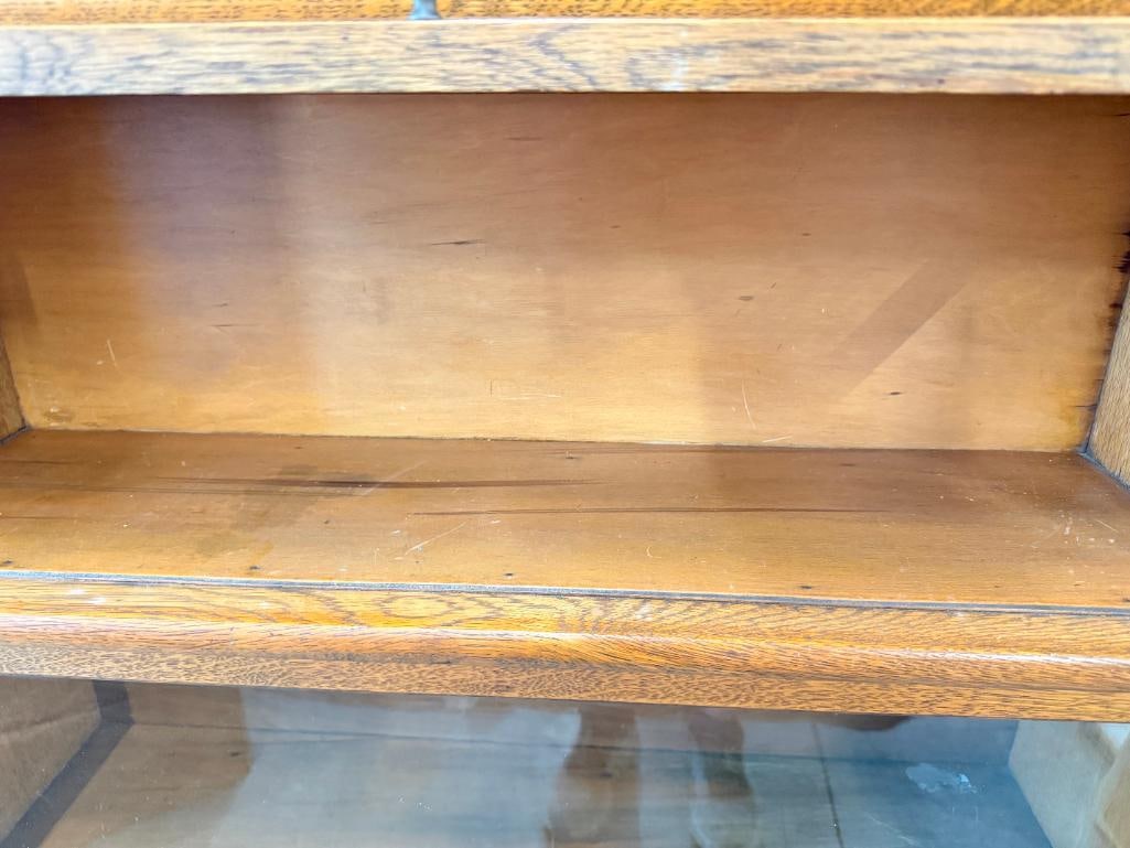 4 Stack Oak Barrister Bookcase - 2