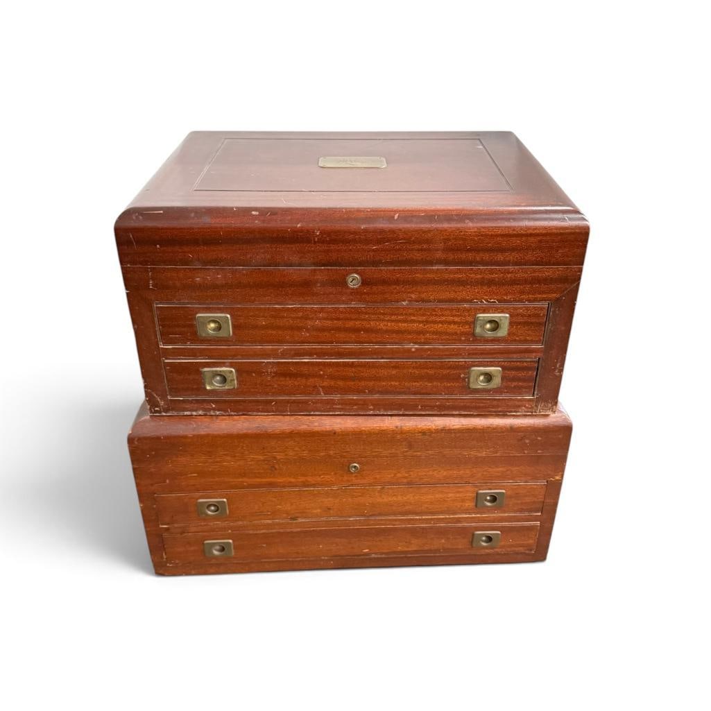 2 Antique Flatware chests (1 of 6)