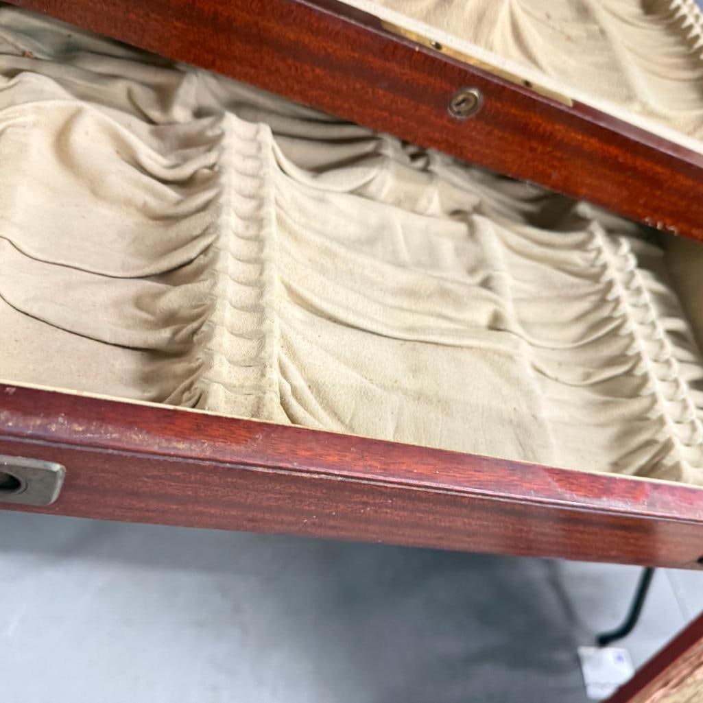2 Antique Flatware chests - 4