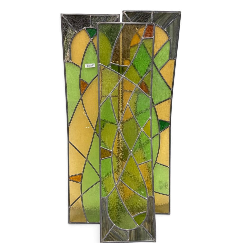 3 Colorful Leaded Glass windows (1 of 4)