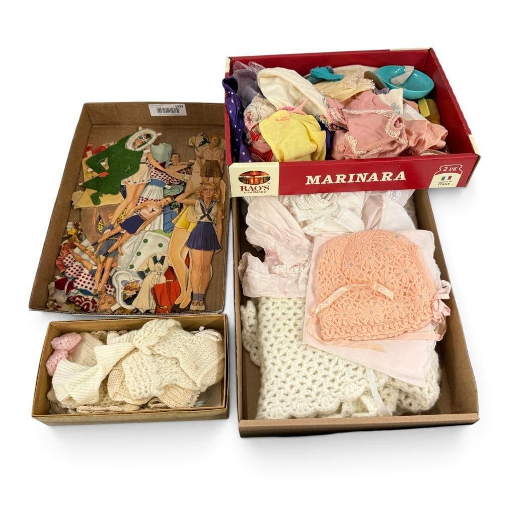 Group of Doll clothes and paper dolls (1 of 8)