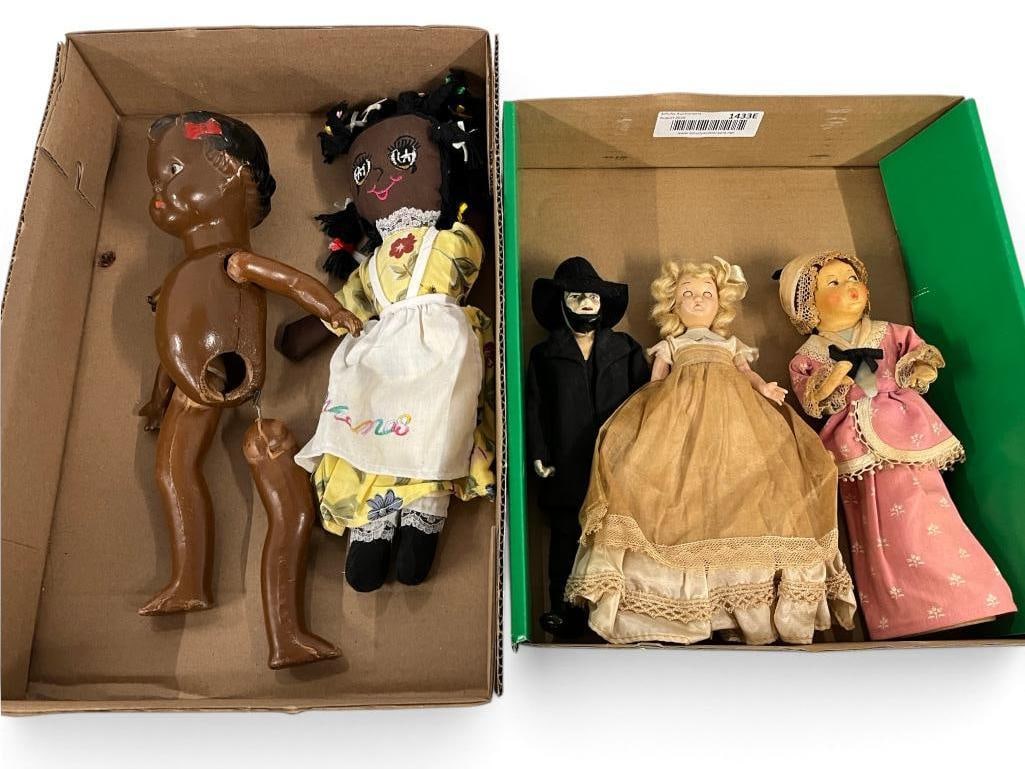 Group of 5 Dolls (1 of 3)