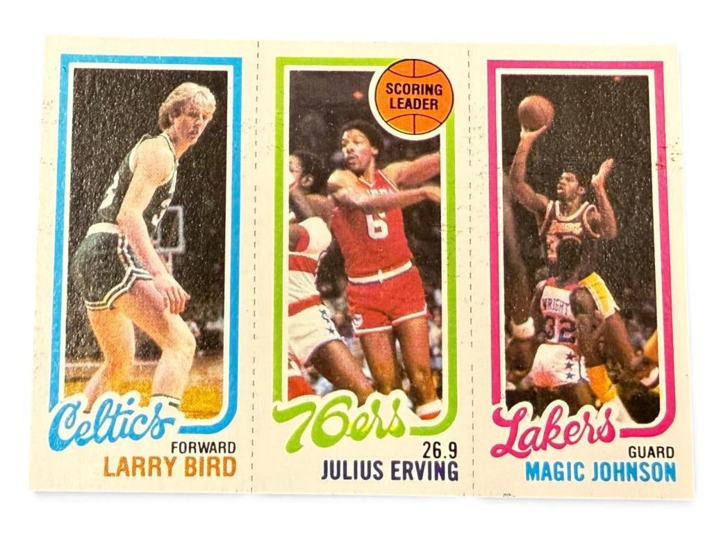 1980-1981 Topps Basketball complete set: 1980-1981 Topps Basketball complete set, with extras. Includes Larry Bird and Magic Johnson rookies.