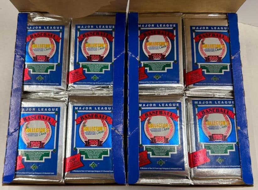 2 Unopened 1989 Upper Deck Baseball Card Boxes - 3