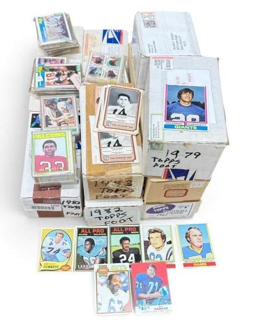 Bulk Football Cards 1969-1970's (1 of 6)
