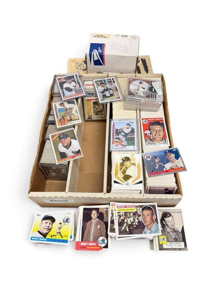 Upper Deck, Topps, Chrome Baseball Cards: Upper Deck, Topps, Chrome Baseball Cards. NY Yankees, Mantle, A - Rod HR, Mattingly, reprints etc.