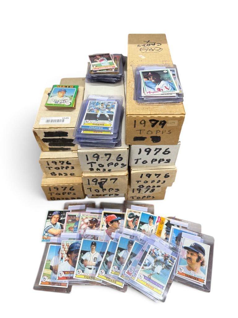 1976-1980 Bulk Baseball Cards: 1976-1980 Bulk Baseball Cards. Approx. 6000 cards.