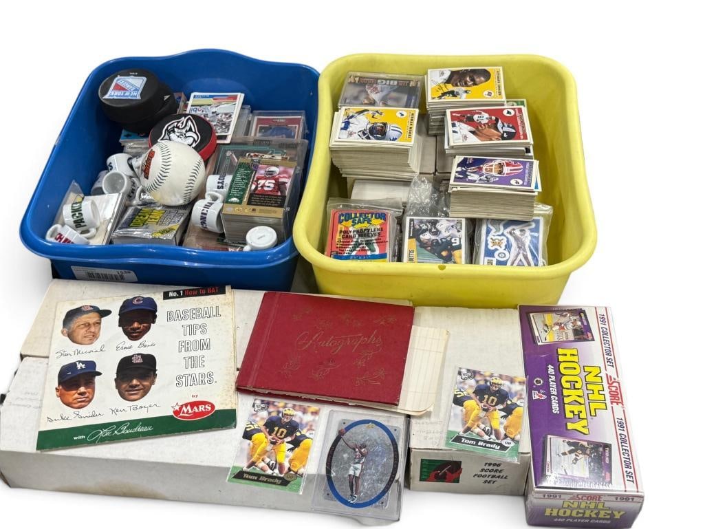 Large Group Sports Cards, Mini Mugs, pucks etc. (1 of 11)