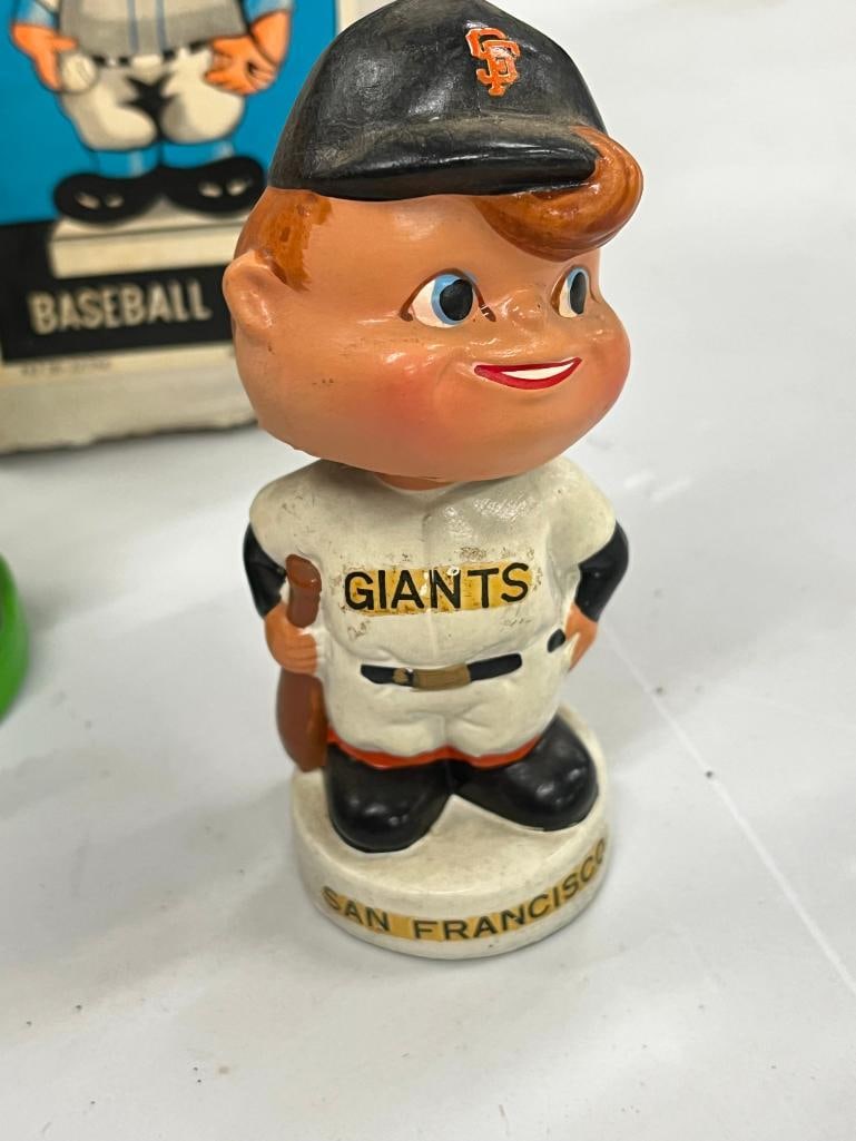 3 Baseball Bobbleheads - 4