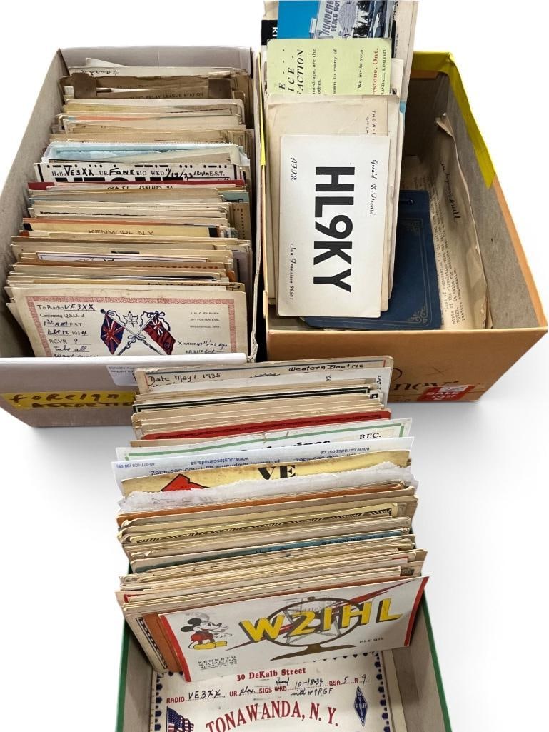 Group of Ameteur Radio Postcards and Letters (1 of 11)