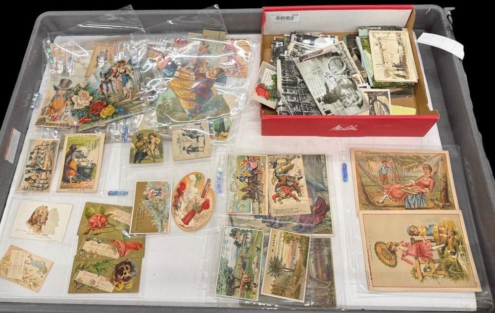 Group of Trade Cards, Postcards and Photos (1 of 20)