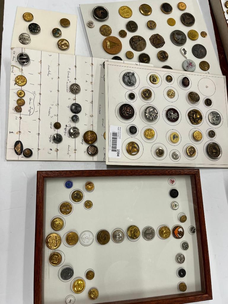 Collection of Nautical Buttons: Collection of Nautical Buttons and more.