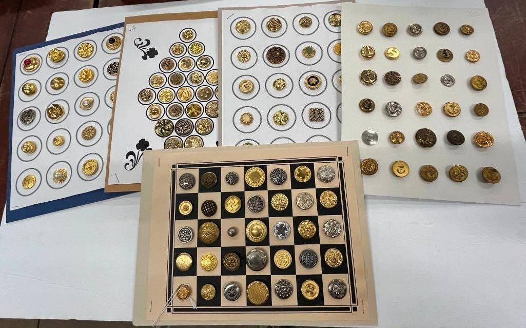 Collection of Buttons: Collection of Buttons,including Nautical, heart, flowers, etc..