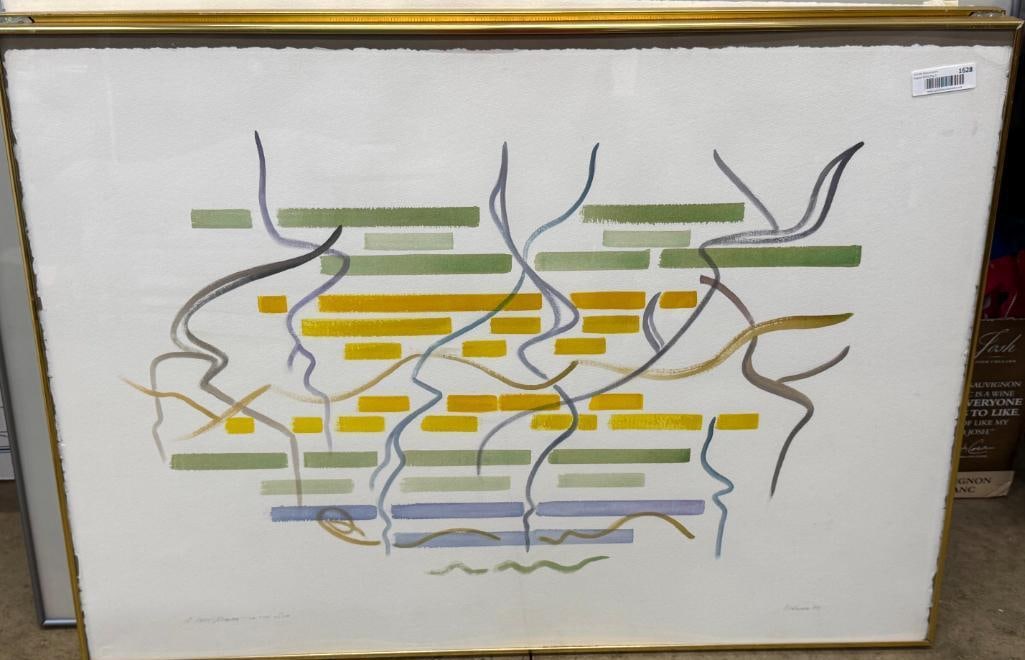 Mary Orwen signed watercolor (1 of 4)