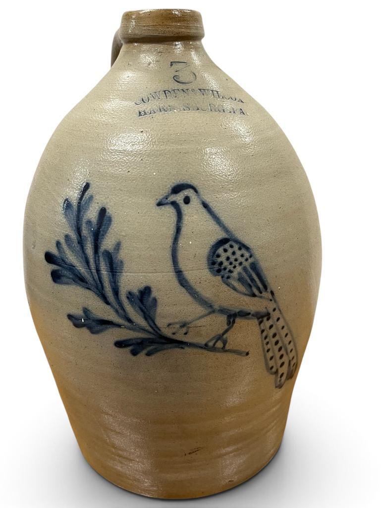 Cowden & Wilcox stoneware jug (1 of 4)