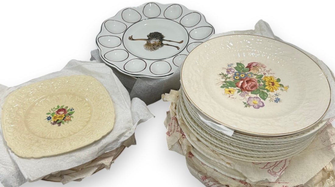 Group of dinner plates and more (1 of 11)
