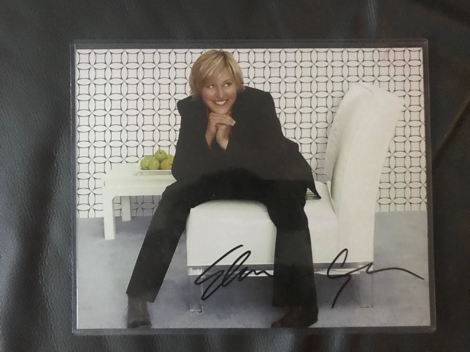 Ellen Degeneres Signed Photograph Certified: This lot is a photograph autographed by Ellen Degeneres. Item comes with Certificate of Authenticity guaranteeing it for a lifetime