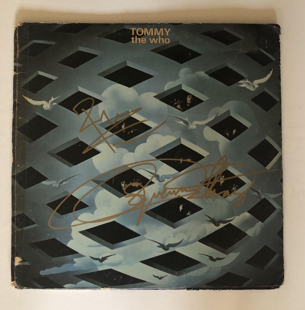 The Who Tommy Signed Vinyl LP Certified: This lot is a vinyl LP autographed by Roger Daltrey and Pete Townshend of The Who. Item comes with Certificate of Authenticity guaranteeing it for a lifetime. Item comes with photos from exact time of