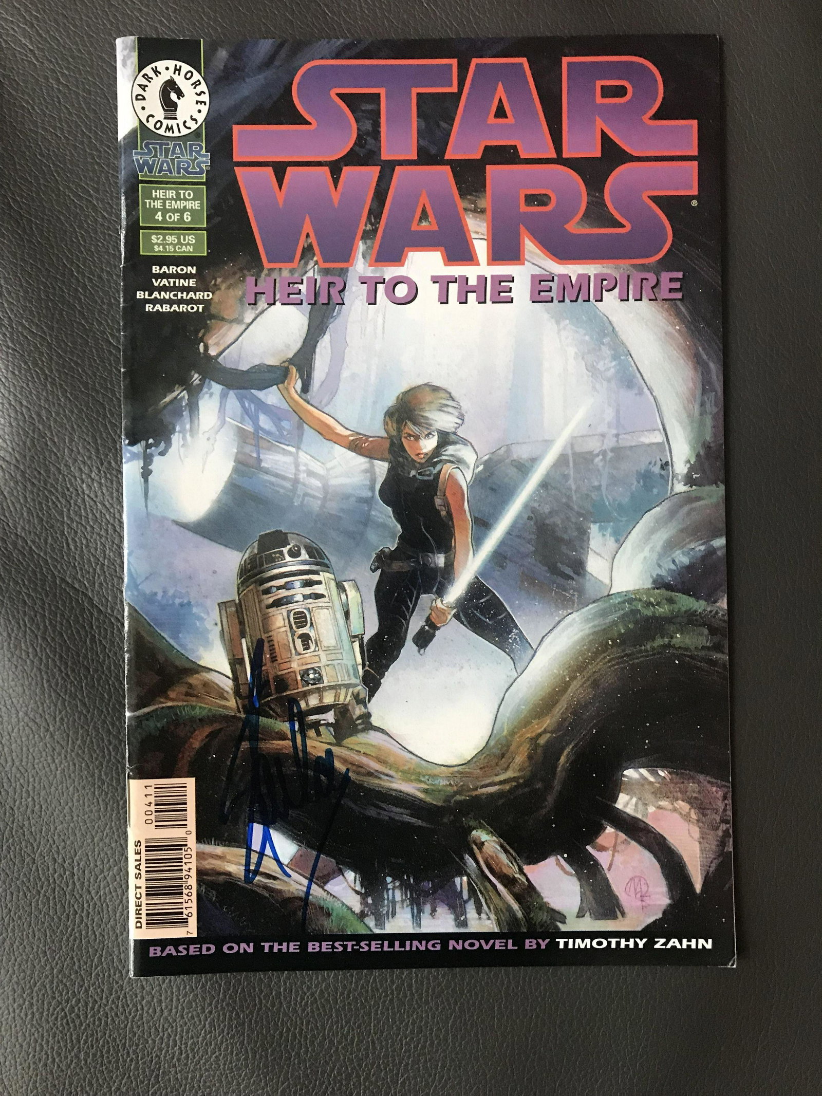 Stan Lee Signed Star Wars Comic Certified #2: This lot is a Star Wars comic autographed by Stan Lee