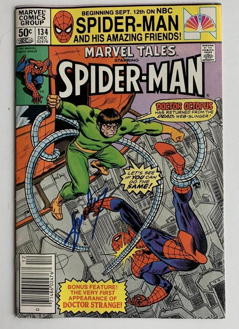 Stan Lee Signed Marvel Tales Spider-Man Comic Certified: This lot is a Stan Lee signed Marvel Tales comic. Item comes with Certificate of Authenticity guaranteeing it for a lifetime