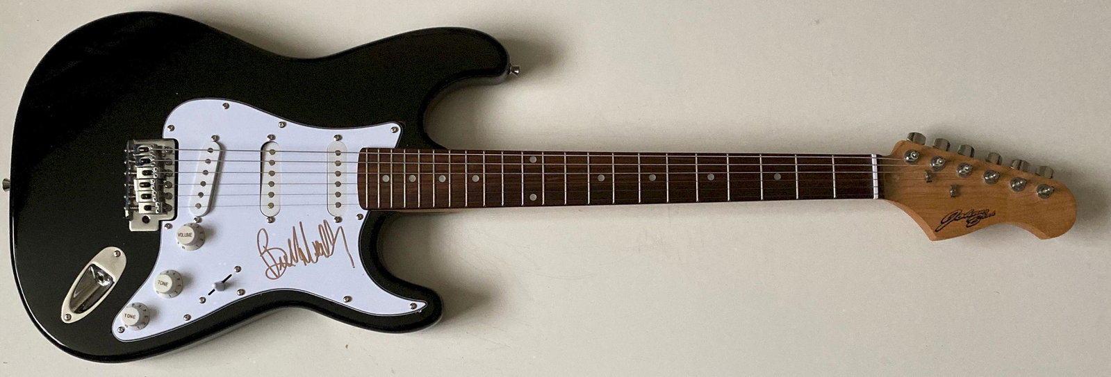 Bill Medley Official Signed Electric Guitar Certified: This lot is an electric guitar autographed by Bill Medley of The Righteous Brothers. Item was signed at an official backstage event. Event details including ticket shall be sent to winning bidder. Ite