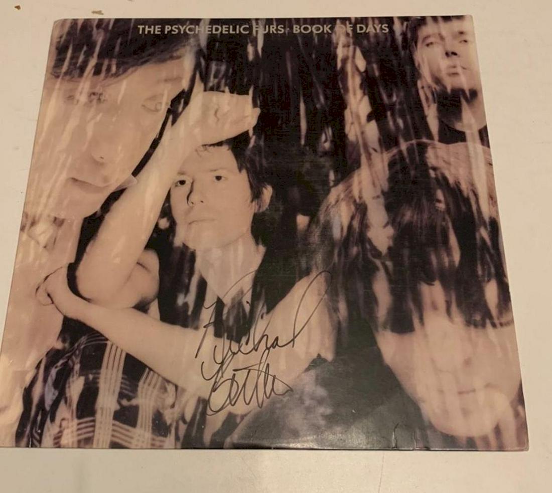 The Psychedelic Furs Signed Vinyl LP Certified: This lot is a vinyl LP (Book of Days) autographed by Richard Butler of The Psychedelic Furs. Item comes with Certificate of Authenticity guaranteeing it for a lifetime.