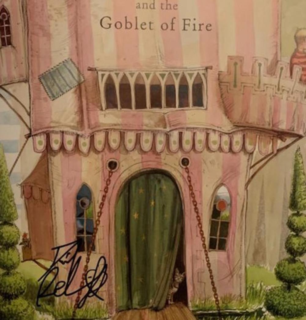 Daniel Radcliffe Signed Harry Potter Hardback Book Cert: This lot is a hardback book (Harry Potter and the Goblet of Fire), autographed by Daniel Radcliffe. Item comes with Certificate of Authenticity guaranteeing it for a lifetime.