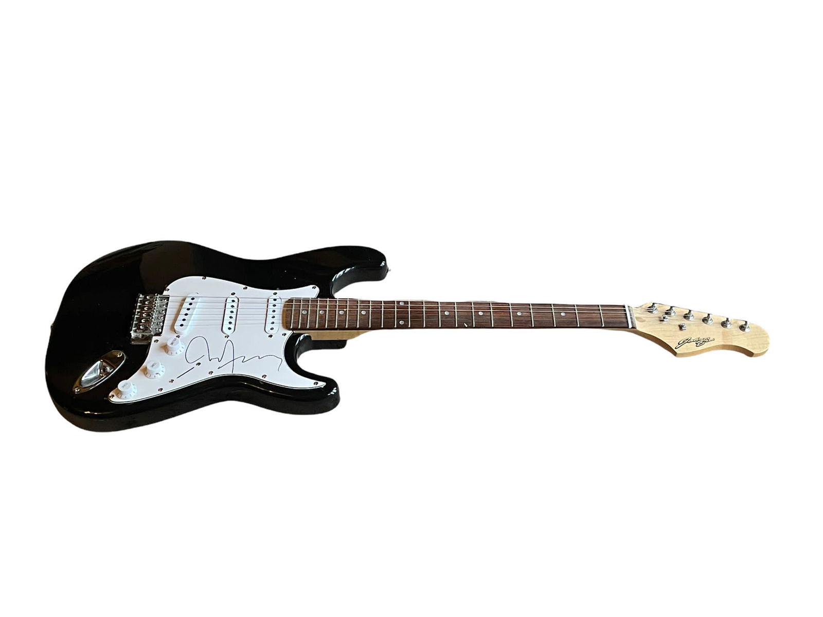 Bryan Ferry Signed Electric Guitar Certified: This lot is an electric guitar, autographed by Bryan Ferry.