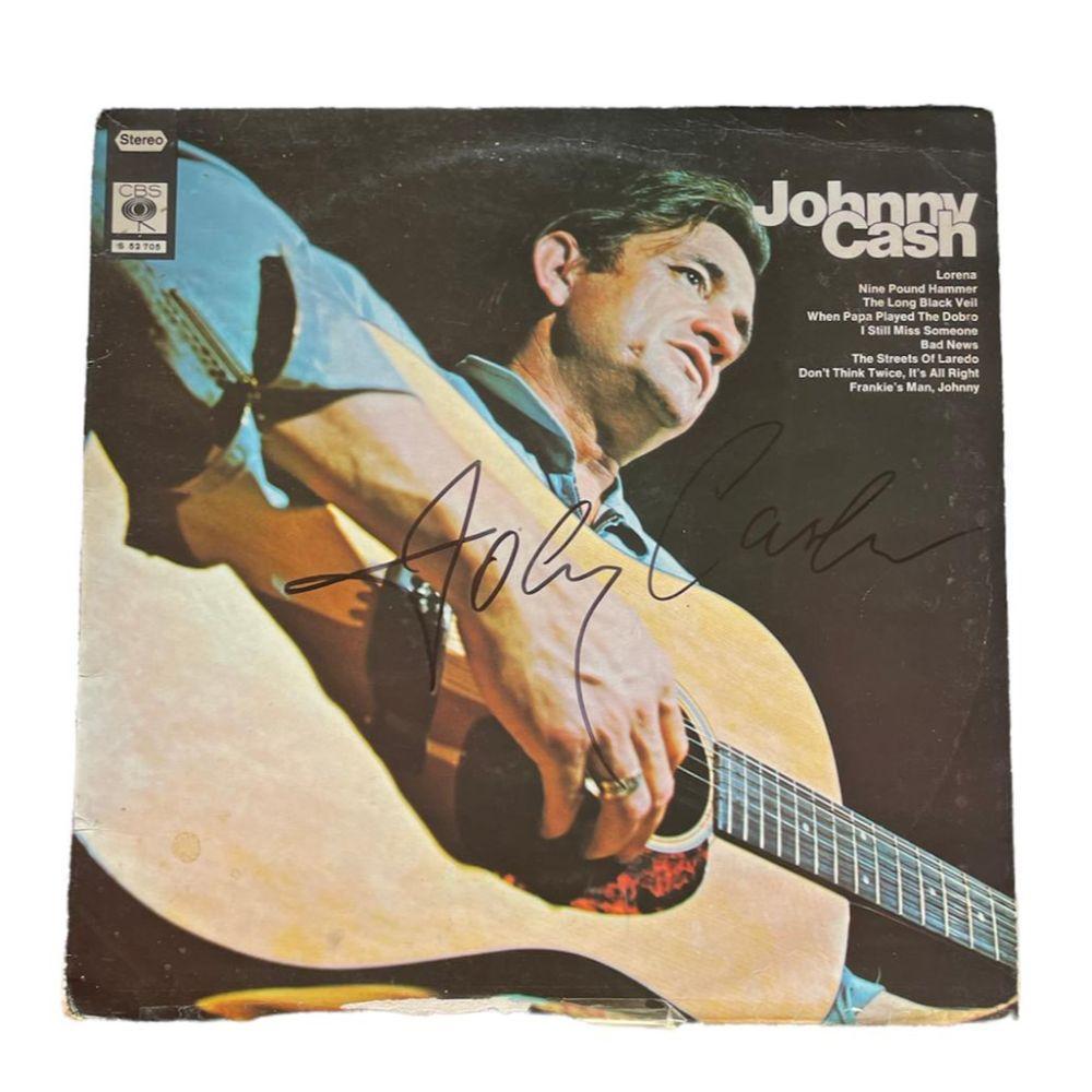 Johnny Cash Signed Vinyl LP Certified (1 of 1)