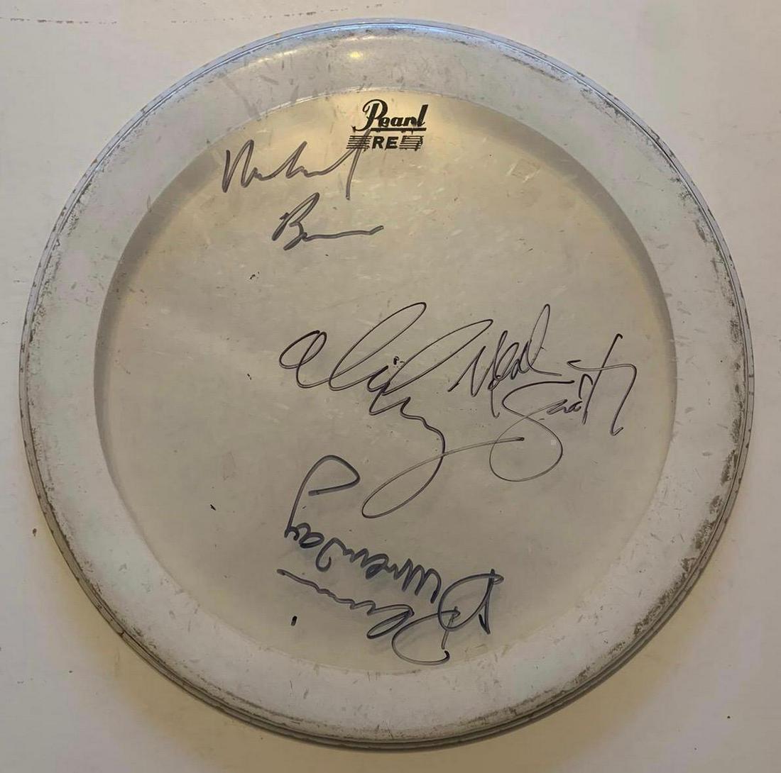 Alice Cooper and Band Signed Drumskin Certified (1 of 1)