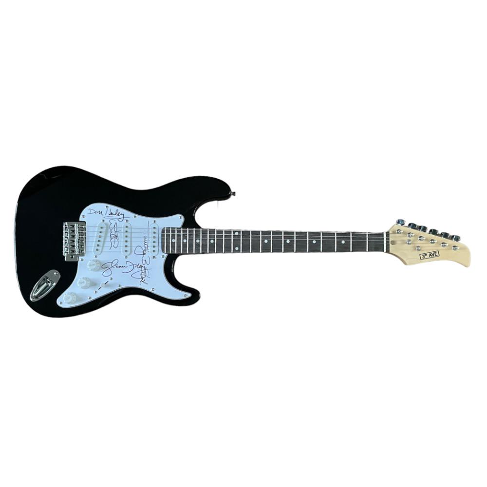 The Eagles Fully Signed Electric Guitar Certified: This lot is an electric guitar autographed by Don Henley, Joe Walsh, Timothy B. Schmit and Glenn Frey of The Eagles
