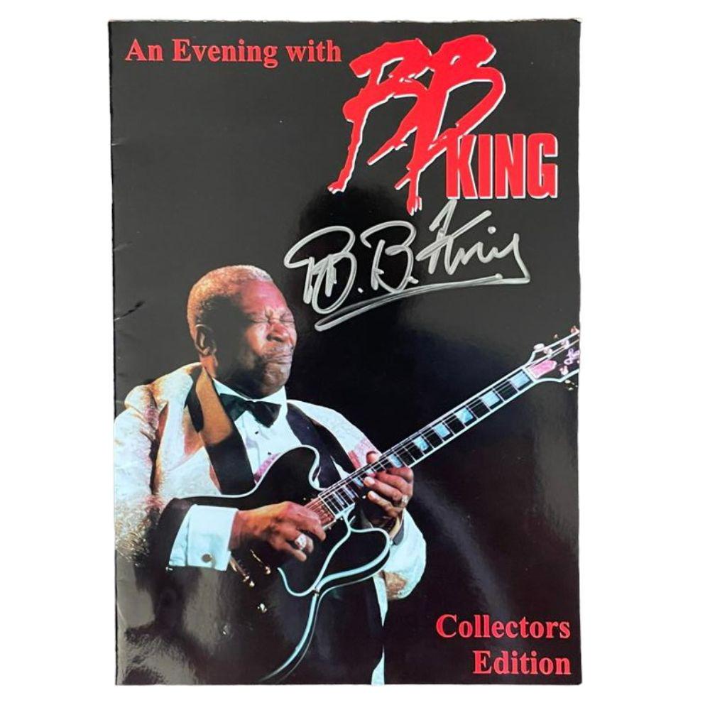 B.B. King Signed Collector's Edition Tour Programme Certified: This lot is a tour programme (An Evening With B.B. King) autographed by B.B. King. Riley B. King (September 16, 1925 â€“ May 14, 2015), known professionally as B.B. King, was an American blues si
