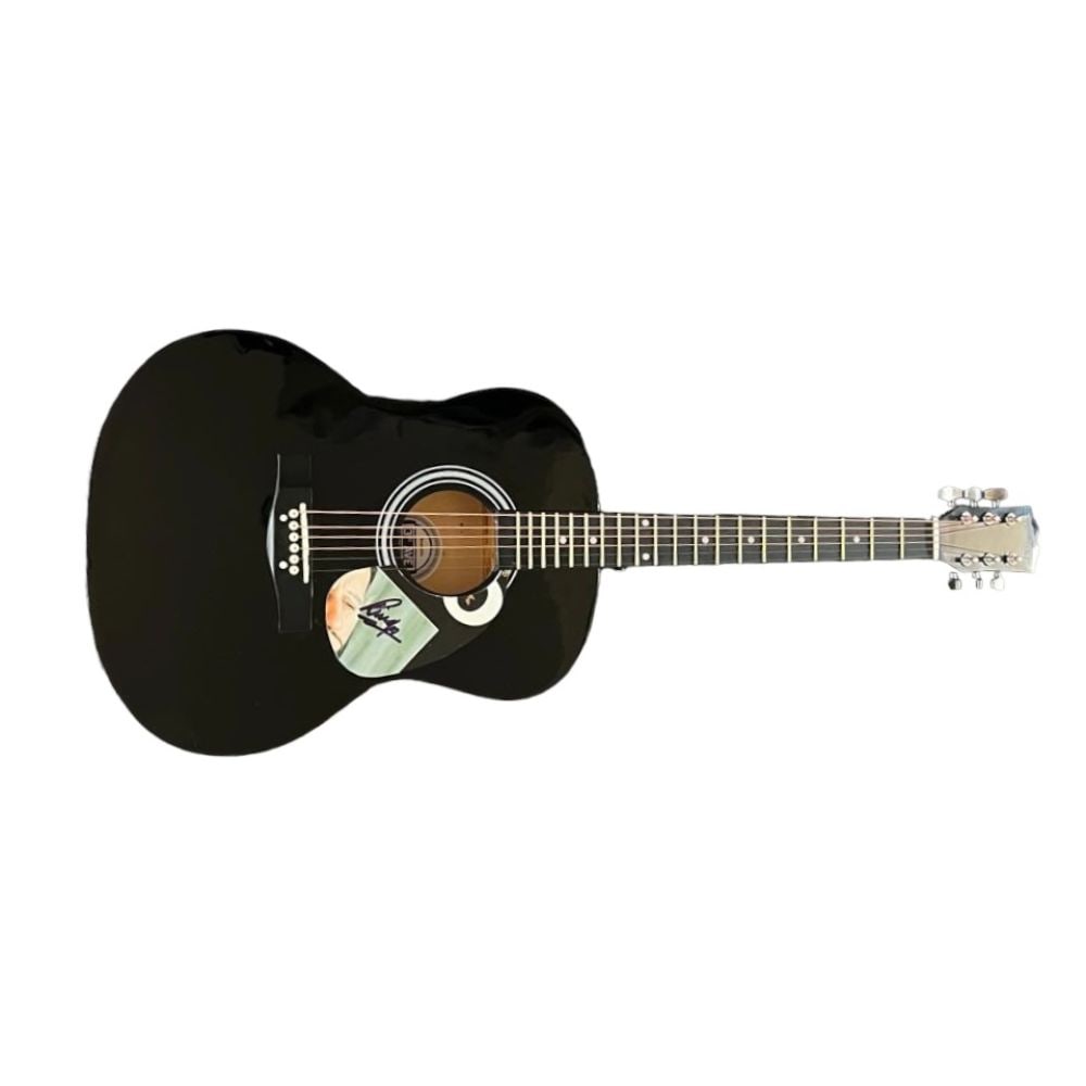 Ringo Starr Signed The Beatles Acoustic Guitar Certified: This lot is an acoustic guitar autographed by Ringo Starr of The Beatles. Item comes with HSA 100 Authentication. Sir Richard Starkey MBE (born 7 July 1940), known professionally as Ringo Starr, is an