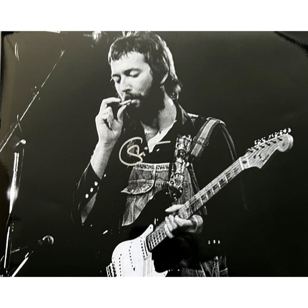 Eric Clapton Signed Photograph Certified: This lot is a 10x8" Photograph signed by Eric Clapton