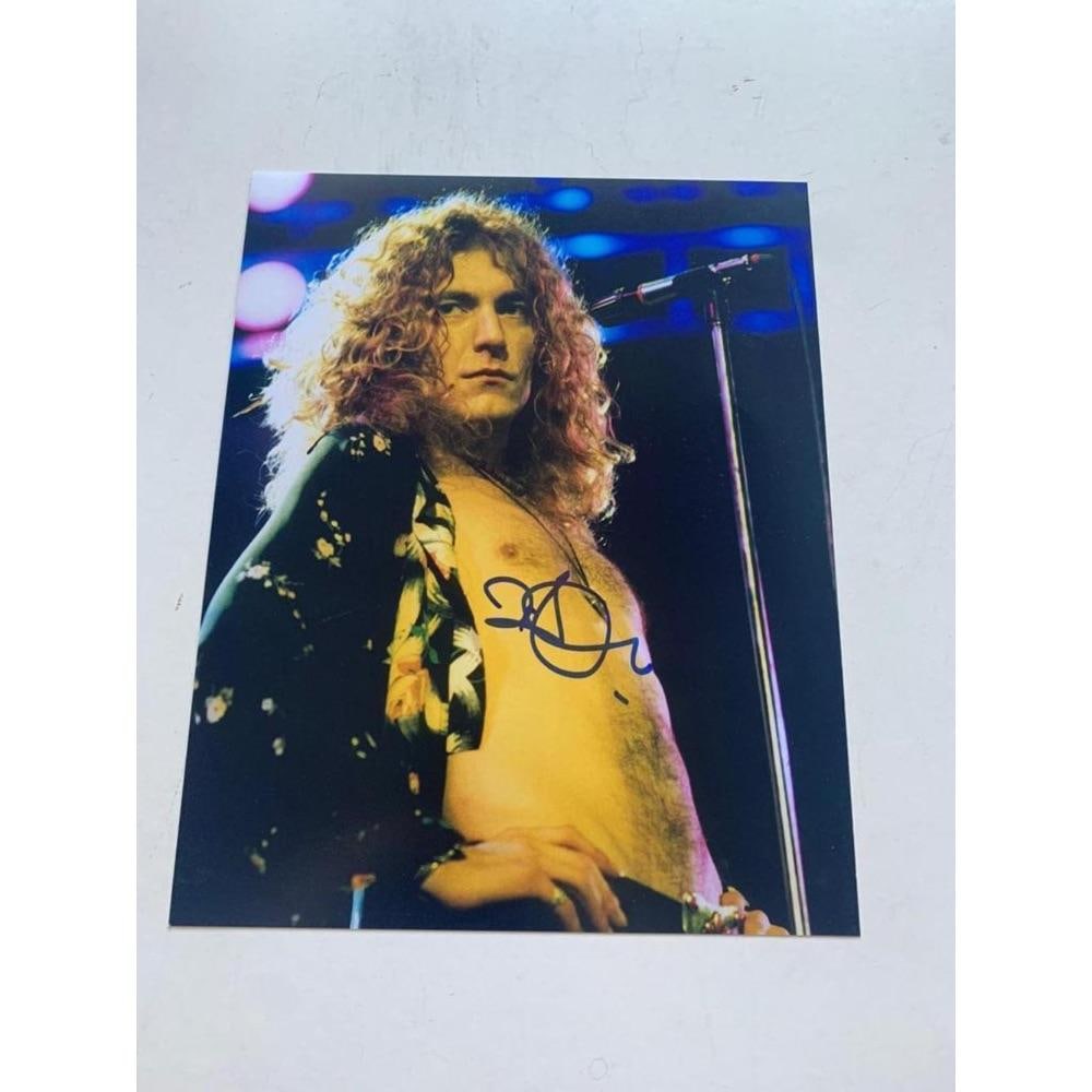 Robert Plant Led Zeppelin Signed Photograph Certified: This lot is a photograph autographed by Robert Plant of Led Zeppelin. Item comes with Certificate of Authenticity, guaranteeing it for a lifetime.