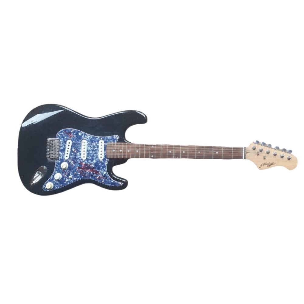 Red Hot Chili Peppers RHCP Signed Electric Guitar Certified: This lot is an electric guitar, autographed by Anthony Kiedis, Flea and Chad Smith of Red Hot Chili Peppers. Item comes with Certificate of Authenticity, guaranteeing it for a lifetime.