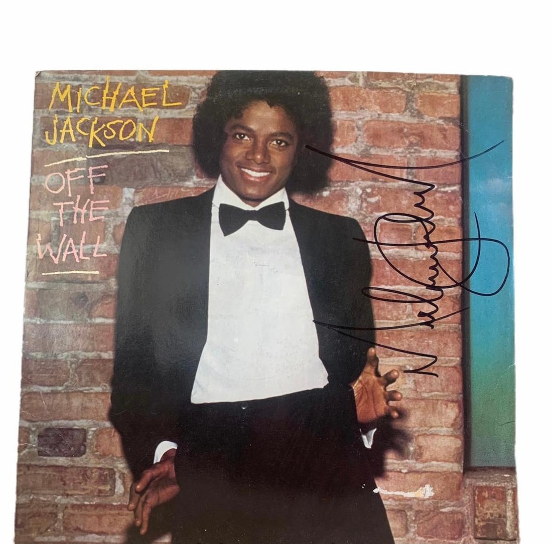 Michael Jackson Signed Off The Wall Vinyl LP Certified: This lot is a vinyl LP (Off The Wall) autographed by Michael Jackson. Item comes with Certificate of Authenticity, guaranteeing it for a lifetime.