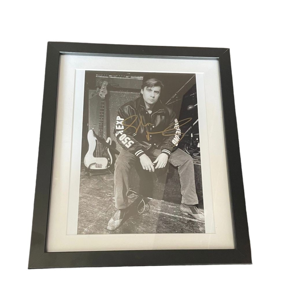 The Sex Pistols Glen Matlock Signed Framed Photograph: This lot is a framed 10x8" print autographed by Glen Matlock of The Sex Pistols. Glen Matlock (born 27 August 1956) is an English musician, best known for being the bass guitarist in the original line
