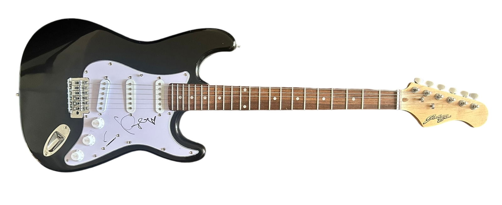 Taylor Swift Signed Electric Guitar: This lot is an electric guitar, autographed on the pickguard by Taylor Swift.