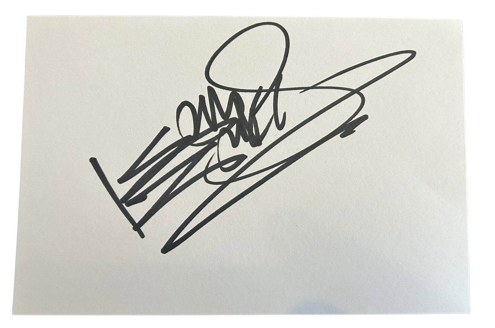 Keith Richards The Rolling Stones Signed Index Card: This lot is an index card, autographed by Keith Richards of The Rolling Stones. Item comes with third-party authentication and affixed tamper-proof holographic QR sticker leading to item details and s