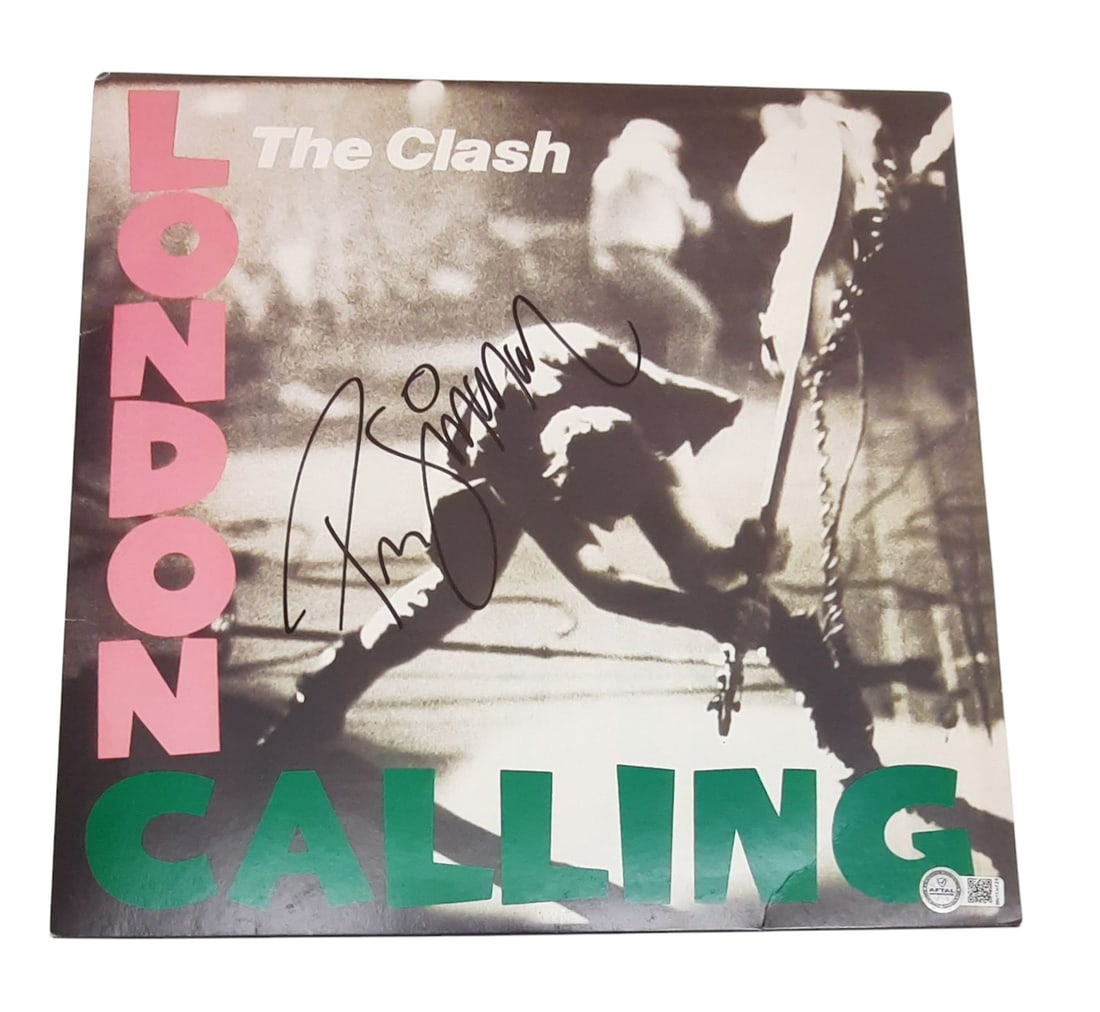 The Clash Paul Simonon Signed Vinyl LP (1 of 2)