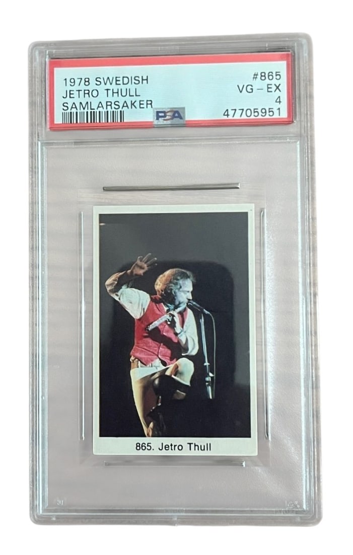 Jethro Thull Graded Collectors Card (1 of 2)