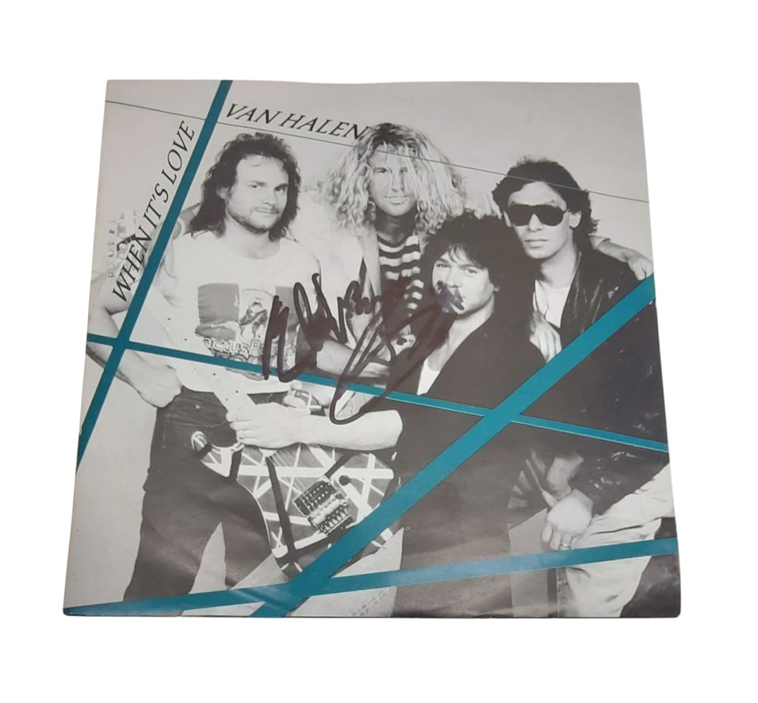 Van Halen Eddie Van Halen Signed 7" Vinyl 45 (1 of 1)