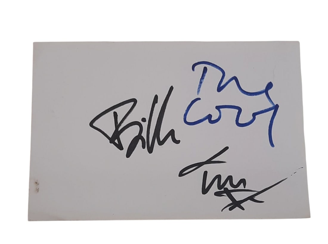 Green Day Signed Cut Sheet (1 of 1)