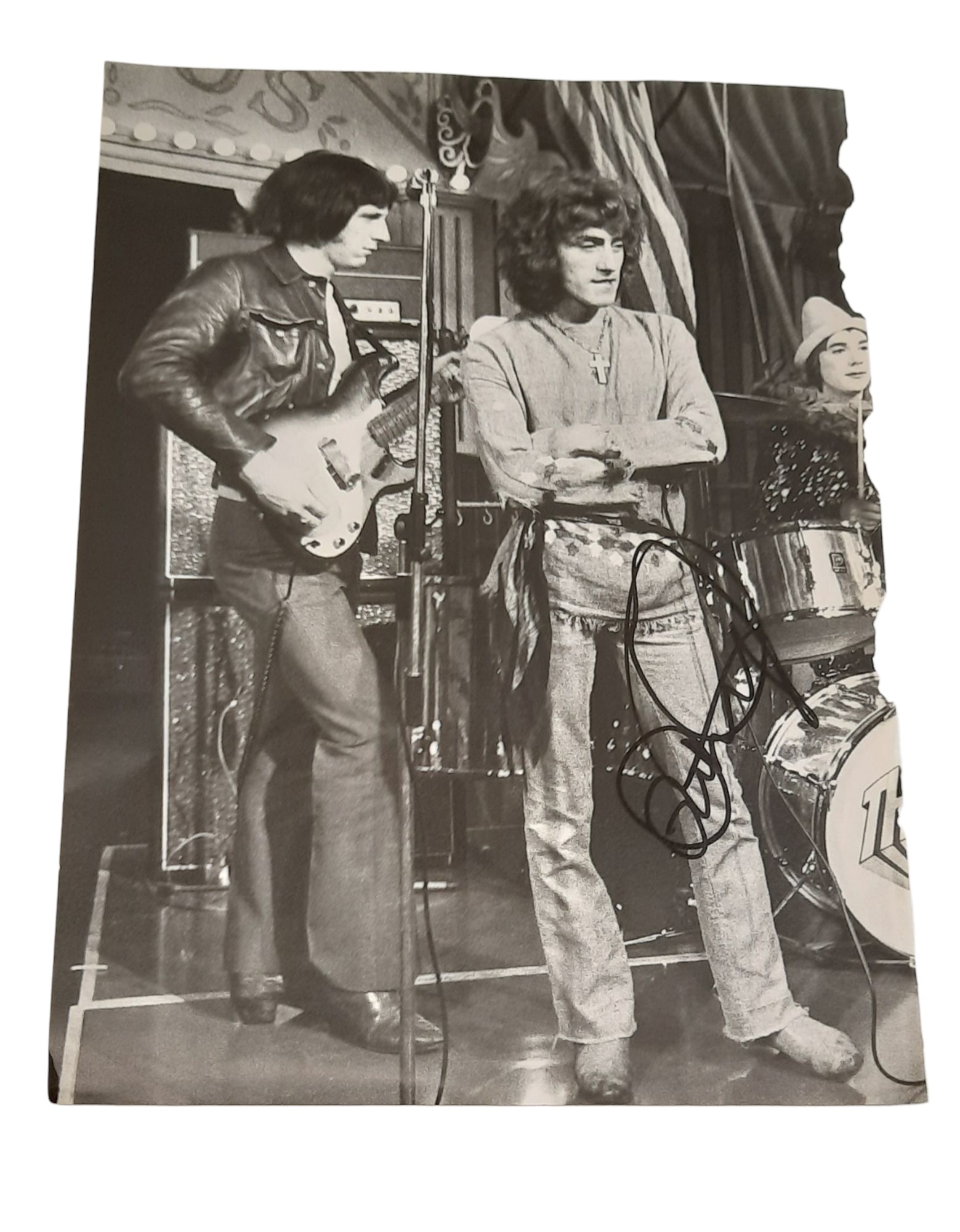 Roger Daltrey Signed Cut Sheet Photograph (1 of 1)