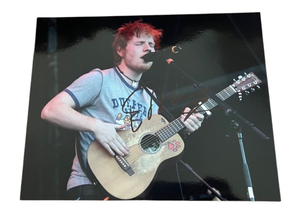 Ed Sheeran Signed Photograph (1 of 1)