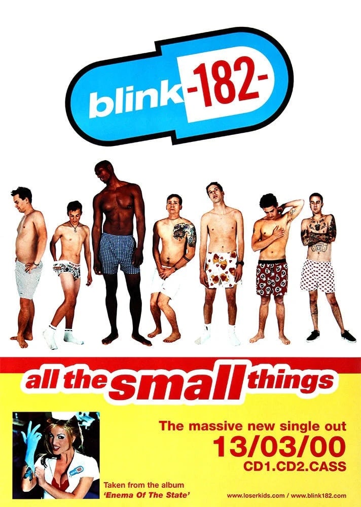 Blink-182 Original Promotional Poster (1 of 1)