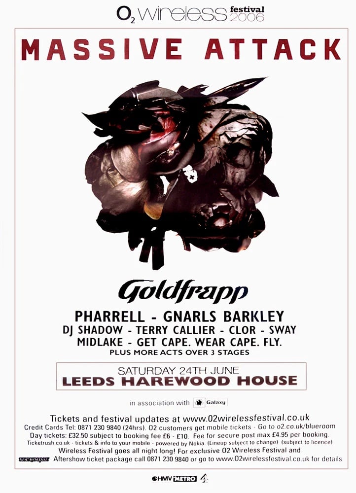 Massive Attack Original Promotional Poster (1 of 1)