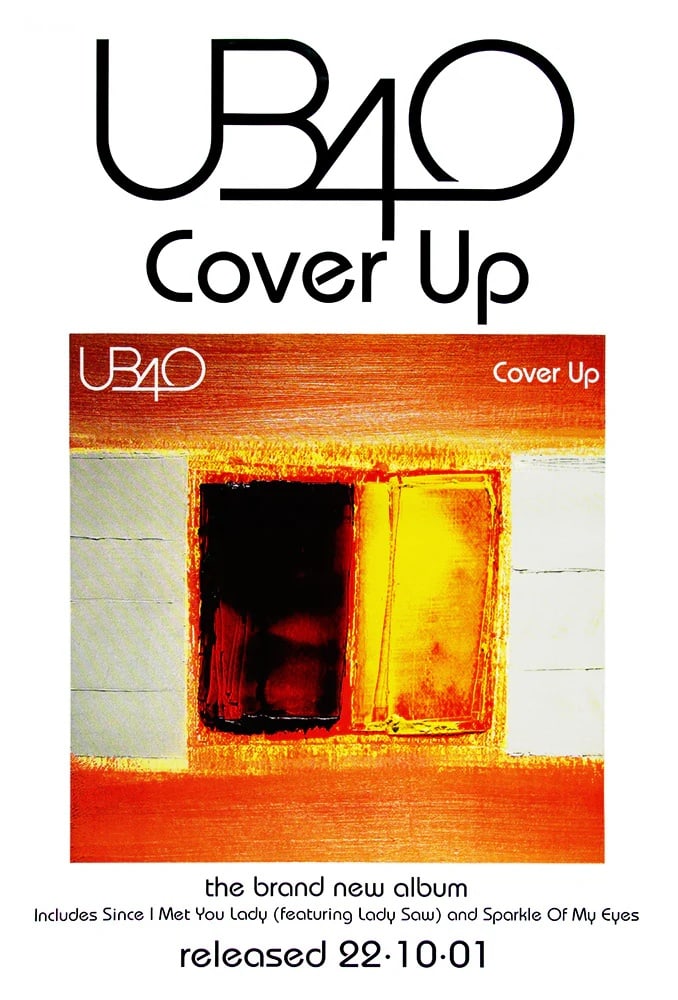 UB40 Original Promotional Poster (1 of 1)